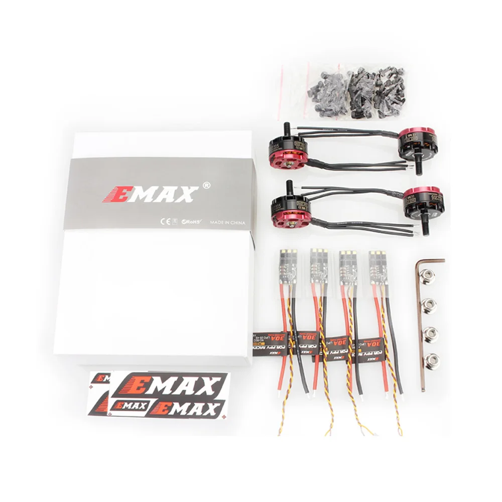 

Official EMAX Motor Emax RS2205S Brushless Motor RaceSpec Motor(With Bullet 30A Combo)