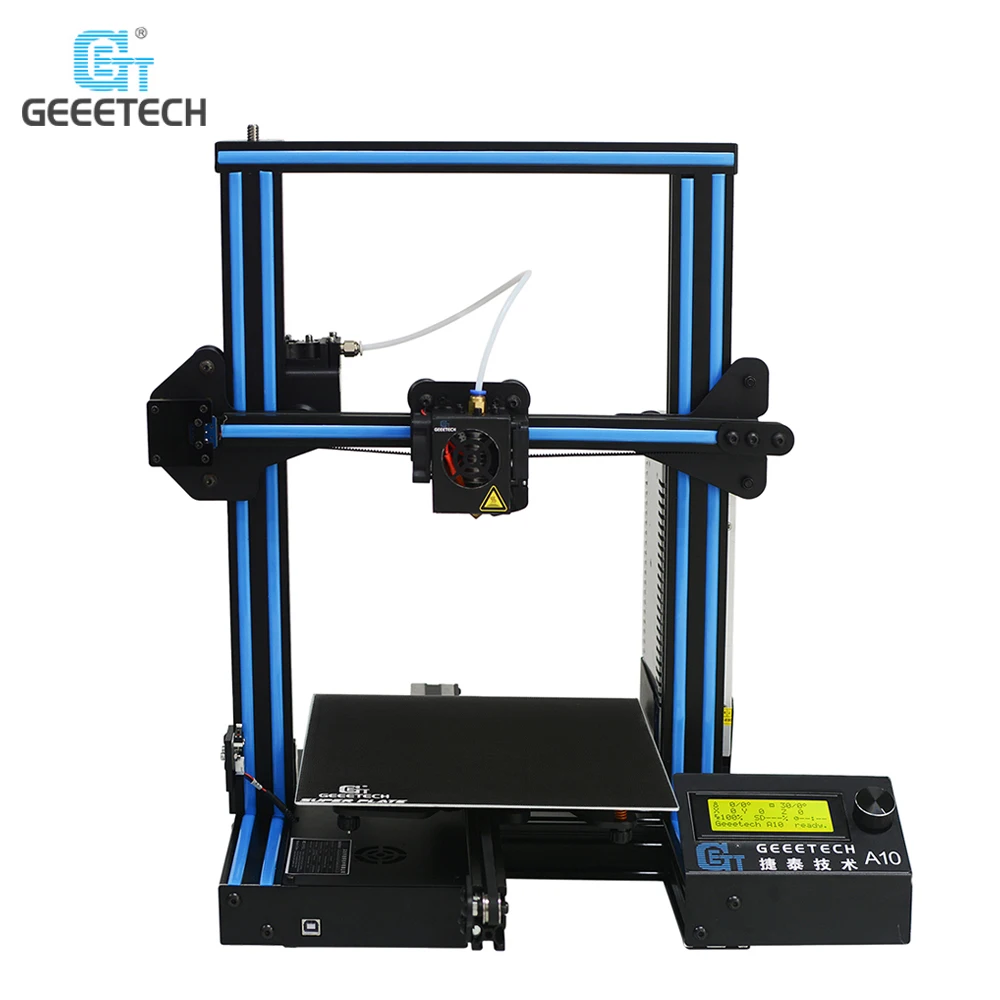 

Original Geeetech A10 Open Source Fast Assembly 3D Printer kit Printing Accur Good Adhesion Platform LCD2004 Display 220*220*260