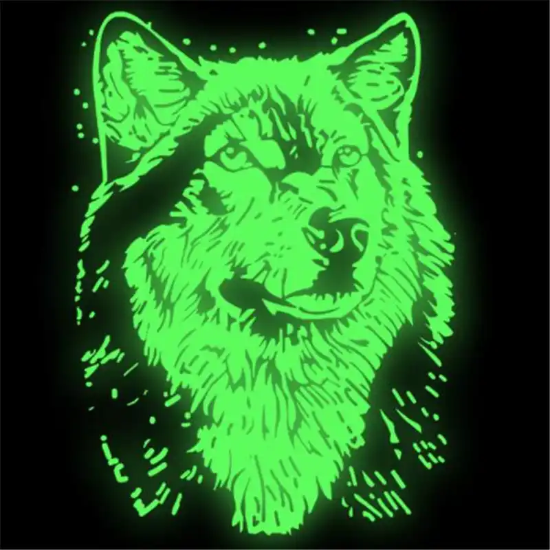 wolves iron on patches heat transfer pyrography for diy clothes decor YECF