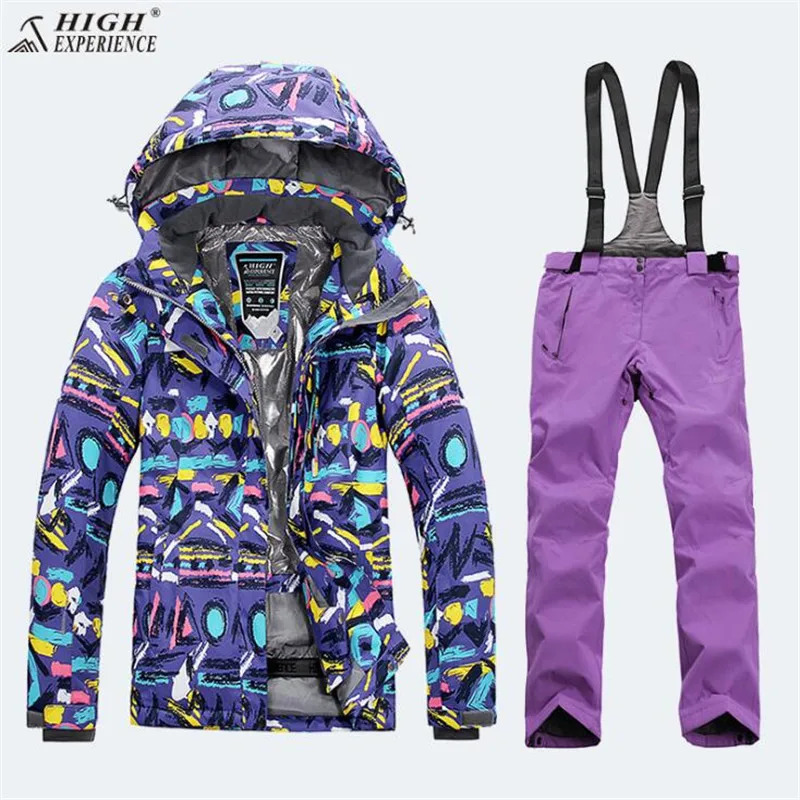 Special Price Big yards, Windproof, Waterproof, Single And Double Plate, Warm And Breathable, Ski Jacket + Pants, Ski Suit Women's Winter,