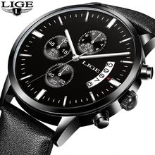 2017 New Top Luxury Brand LIGE Men Sports Watches Men's Quartz Date Clock Man Leather Army Military WristWatch Relogio Masculino 2017 New Top Luxury Brand LIGE Men Sports Watches Men's Quartz Date Clock Man Leather Army Military WristWatch Relogio Masculino