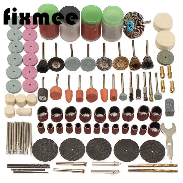 new type 1 Set of 147pcpcs Mini Drill Multi Rotary Tool Accessories Set Grinding Polishing Kits for Dremel