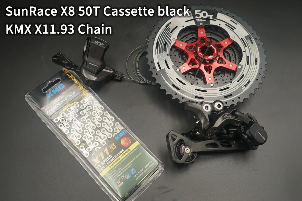 Shimano Deore XT M8000 11 speed Groupset задний переключатель SGS+ правый триггерный переключатель передач+ zracing& sunracing 11-50T 11-52T кассета