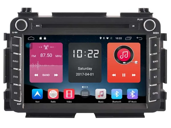 Android 6.0 CAR Audio DVD player FOR HONDA VEZEL gps car Multimedia head device unit receiver support 4G BT WIFI | Автомобили и