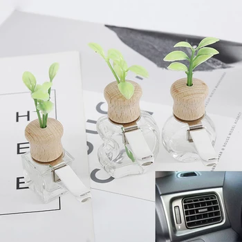 

Car Perfume Clip Grass Smell Air Freshener Auto Outlet Decoration Empty Bottle Vent Ornament Accessory Gift Without perfume