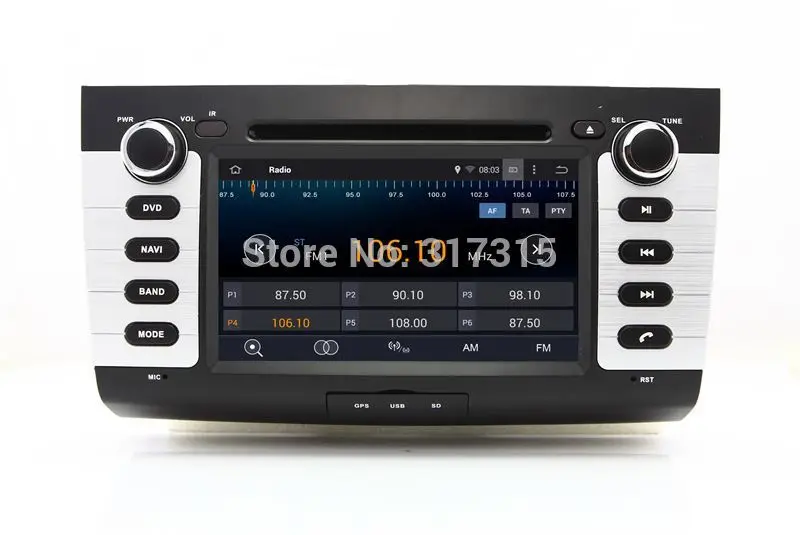 Top Quad core 1024*600 HD screen Android 9.0 Car DVD GPS radio Navigation for Suzuki Swift 2005-2010 with 4G/Wifi,DVR 3