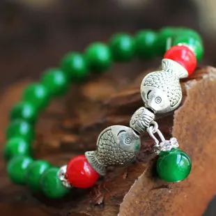 Модные оригинальные уникальные высококачественные опал 7 мм бусины браслеты и браслеты для женщин тибетский серебряный подарок ювелирные изделия