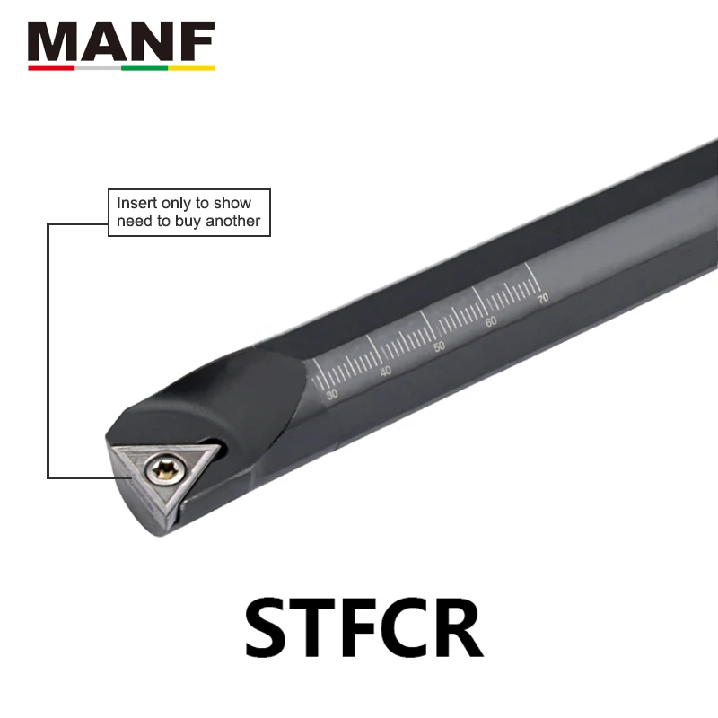 MANF 8 мм 10 12 S14N STFCR09 токарный резец ЧПУ шуруповерт из нержавеющей стали стержни для