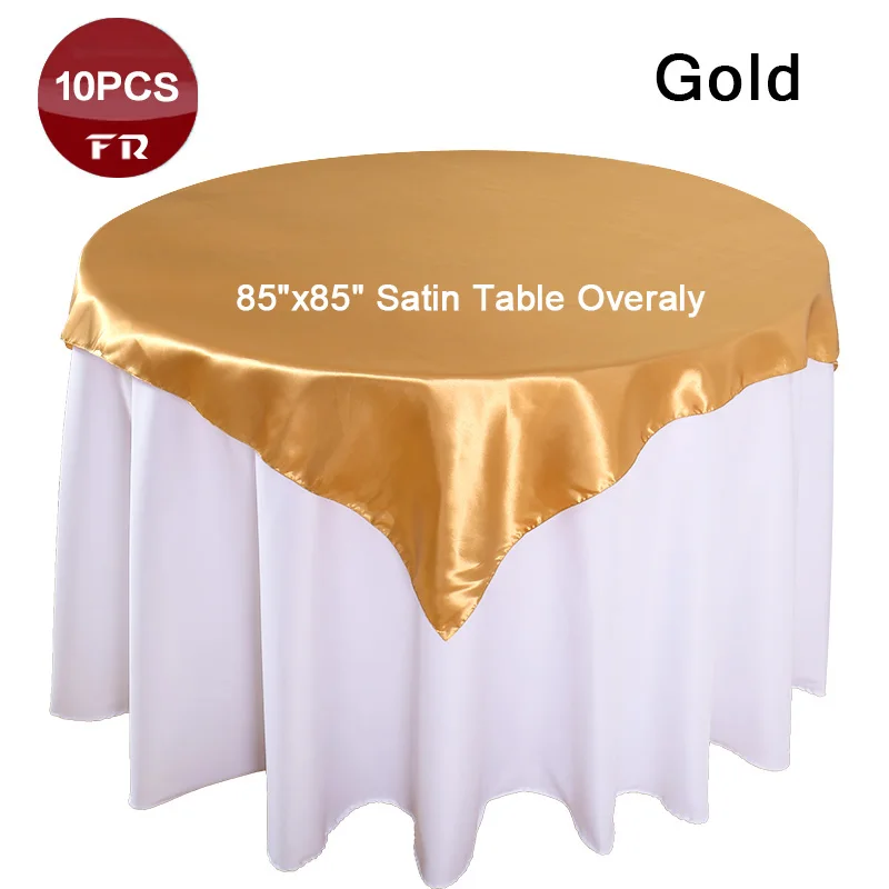 Retail 10pcs Pack Cheap Table Overlay Of Weddings 85 Square