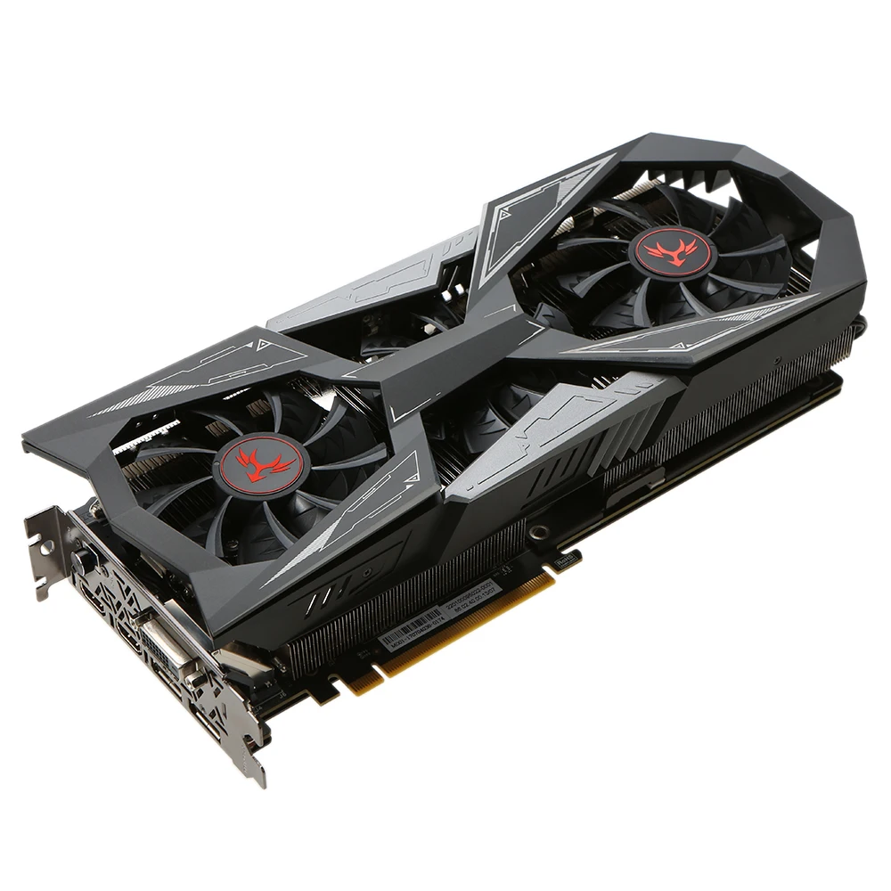 

Colorful Graphics Card iGame GTX1080Ti Vulcan X OC Video Graphics Card GPU 1620-1733MHz 11G 352bit SLI VR Ready LCD Monitor