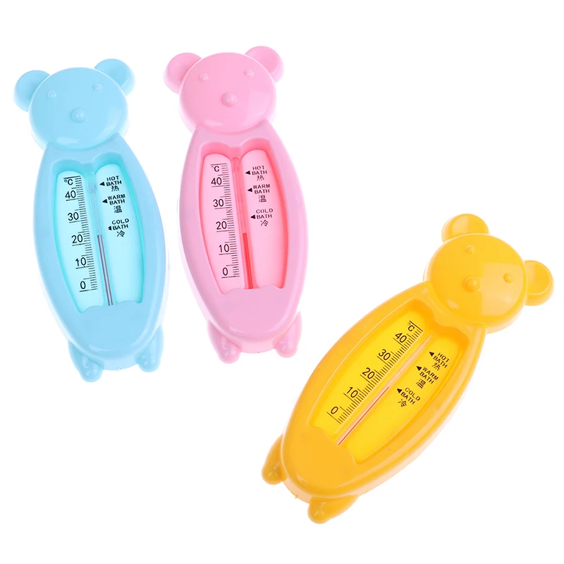 Пластиковый детский термометр для ванны, игрушка для ванны, датчик воды, термометр, мультяшный плавающий милый медведь, Детский термометр для воды