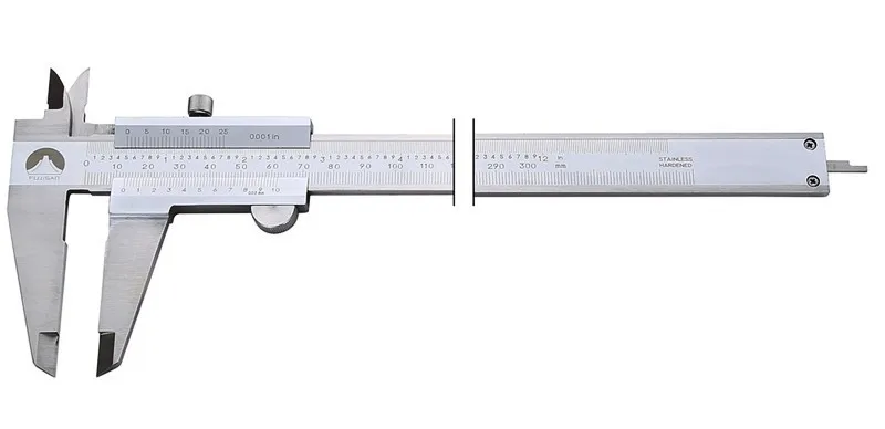 Штангенциркуль 12" ШЦТ-I 0-300мм/0.02мм1/1000in из нержавеющей стали с пластиковой коробкой микрометр измерительный инструмент измерительные приборы суппорта ростомер