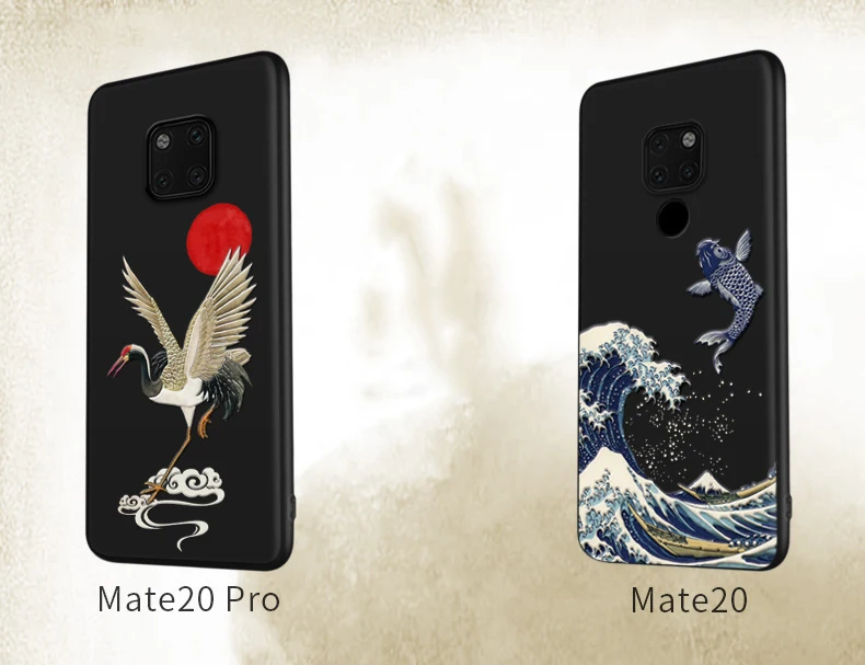 Для huawei mate 30 Pro 20 Pro 20X P20 чехол 3D рельефный матовый мягкий чехол для huawei mate 30 30Pro LICOERS Официальный чехол