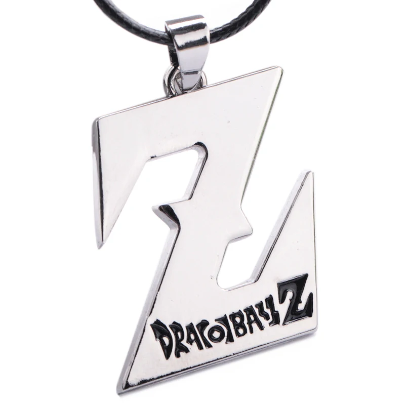 

Fashion Anime Dragon Ball Letter Z Silver Alloy Pendant Necklace Model Toy Birthday Gift Collection