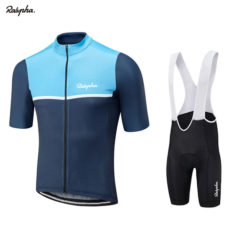 

streve 2019 Team Pro Short Sleeve Cycling Shirt Men's Summer Cycling Bib Shorts Set Cycling Clothing Riding Clothing Set 19D Pad