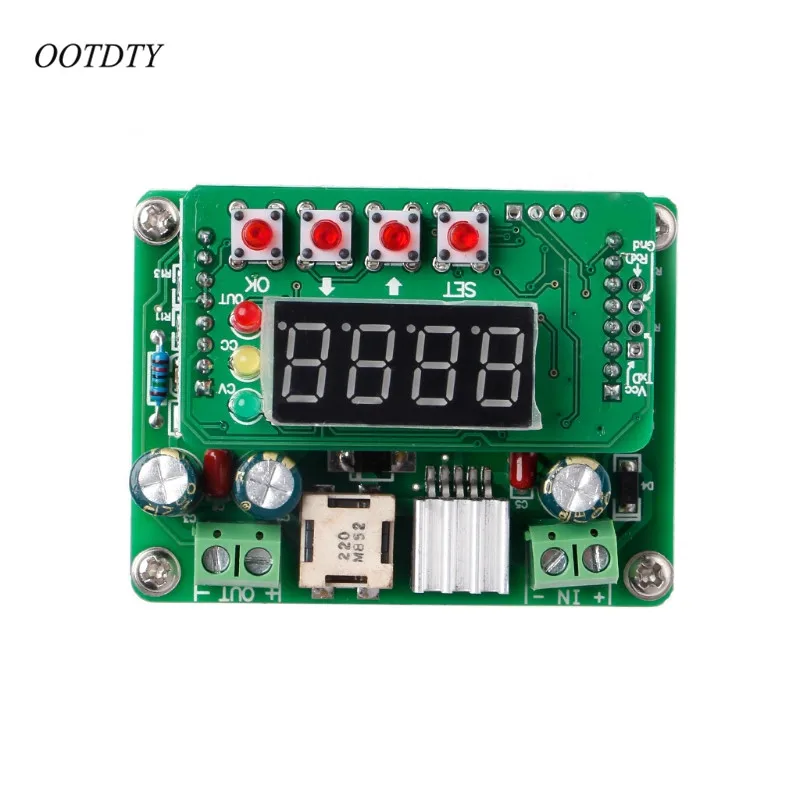 OOTDTY интеллигентая(ый) электроники B3603 NC DC Регулируемый источник питания понижающий Напряжение модуль Амперметр 36V3A108W Зарядное устройство