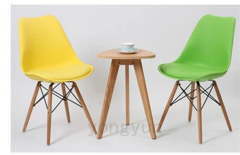 

Free shipping Minimalist modern Dining Room Furniture fashion dining chairs Home Furniture dining chair PU cushion 4PCS