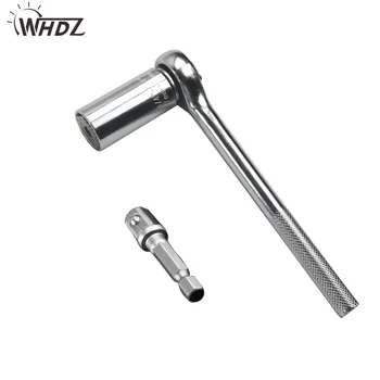 

WHDZ Universal Magic Multi Hand Tools Multi Sleeve Ratchet Socket Magic Grip 7-19mm Multi-Function Ratchet Drill Adapter Tool