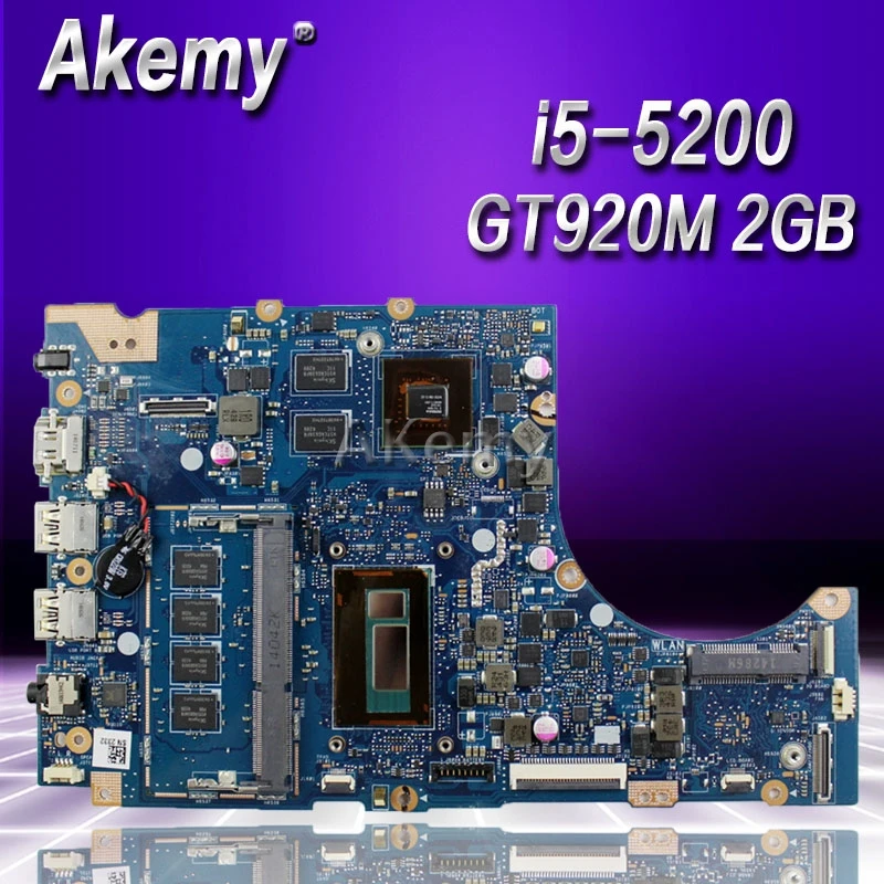 Akemy TP300LJ i5-5200 CPU GT920M 2GB VRAM 4GB RAM mainboard For ASUS TP300LJ TP300 laptop motherboard 100%Tested Akemy TP300LJ i5-5200 CPU GT920M 2GB VRAM 4GB RAM mainboard For ASUS TP300LJ TP300 laptop motherboard 100%Tested