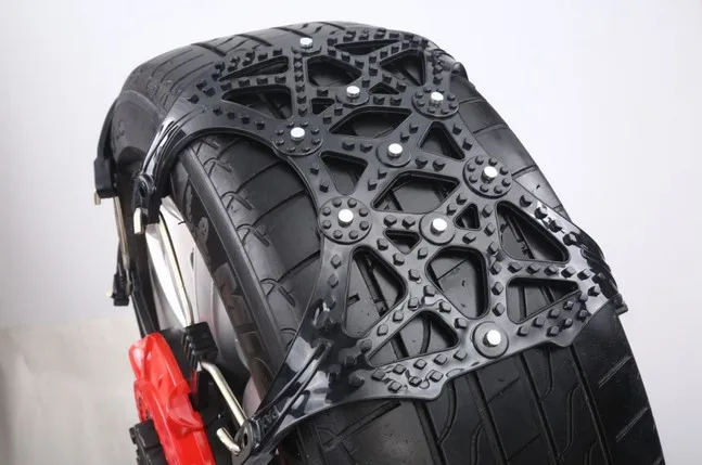 Universal Car Tire Anti-skid Chain Auto Emergency Tire Anti-skid Belt For Snow Road Sand Road with Snow Shovel Gloves (10)