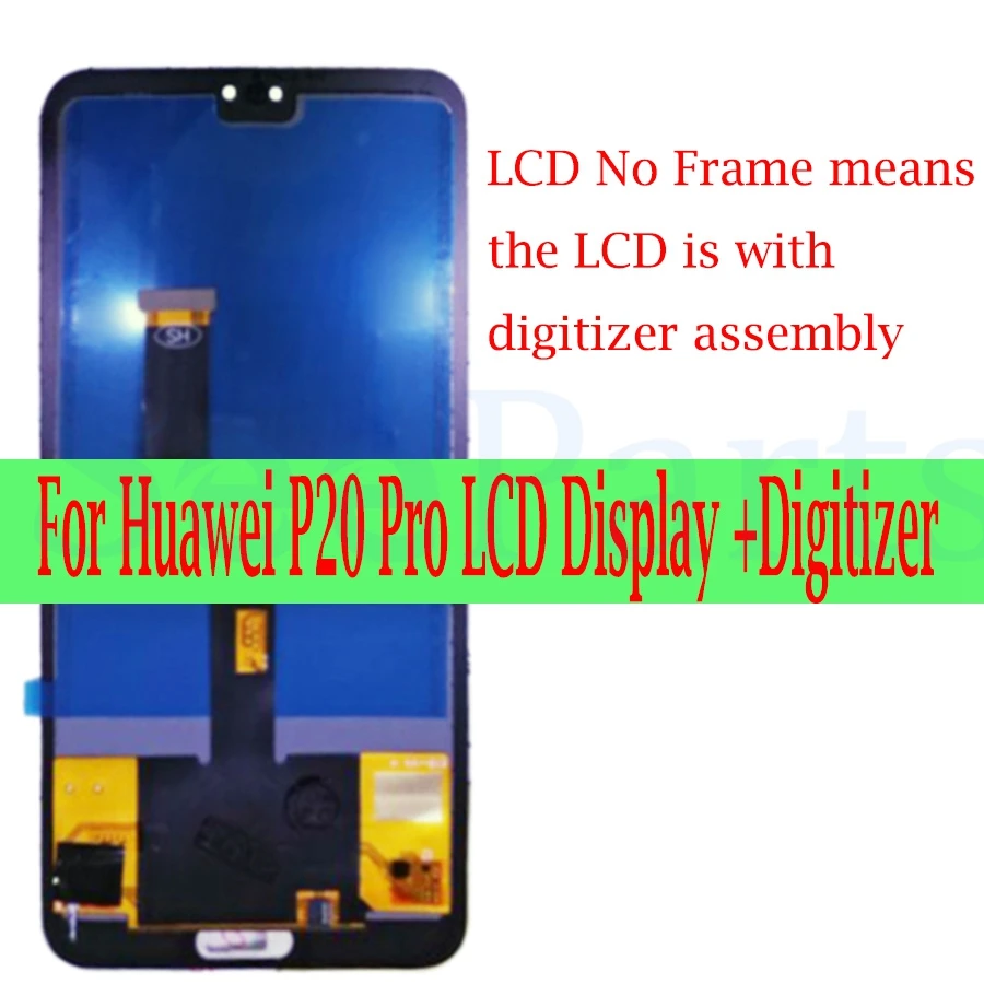 TFT huawei P20 Pro lcd дисплей кодирующий преобразователь сенсорного экрана в сборе P20 Pro экран с рамкой 6," huawei p20 pro замена экрана