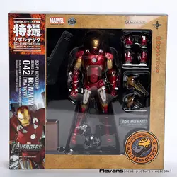 SCI-FI Revoltech серии NO. 042 Железный человек Mark VII MK 7 ПВХ фигурка Коллекционная модель игрушки HRFG514