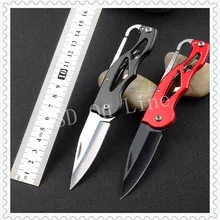 10 шт. портативный складной карманный нож штаны для охоты спасательный брелок для ключей для выживания мини нож инструмент для выживания на открытом воздухе