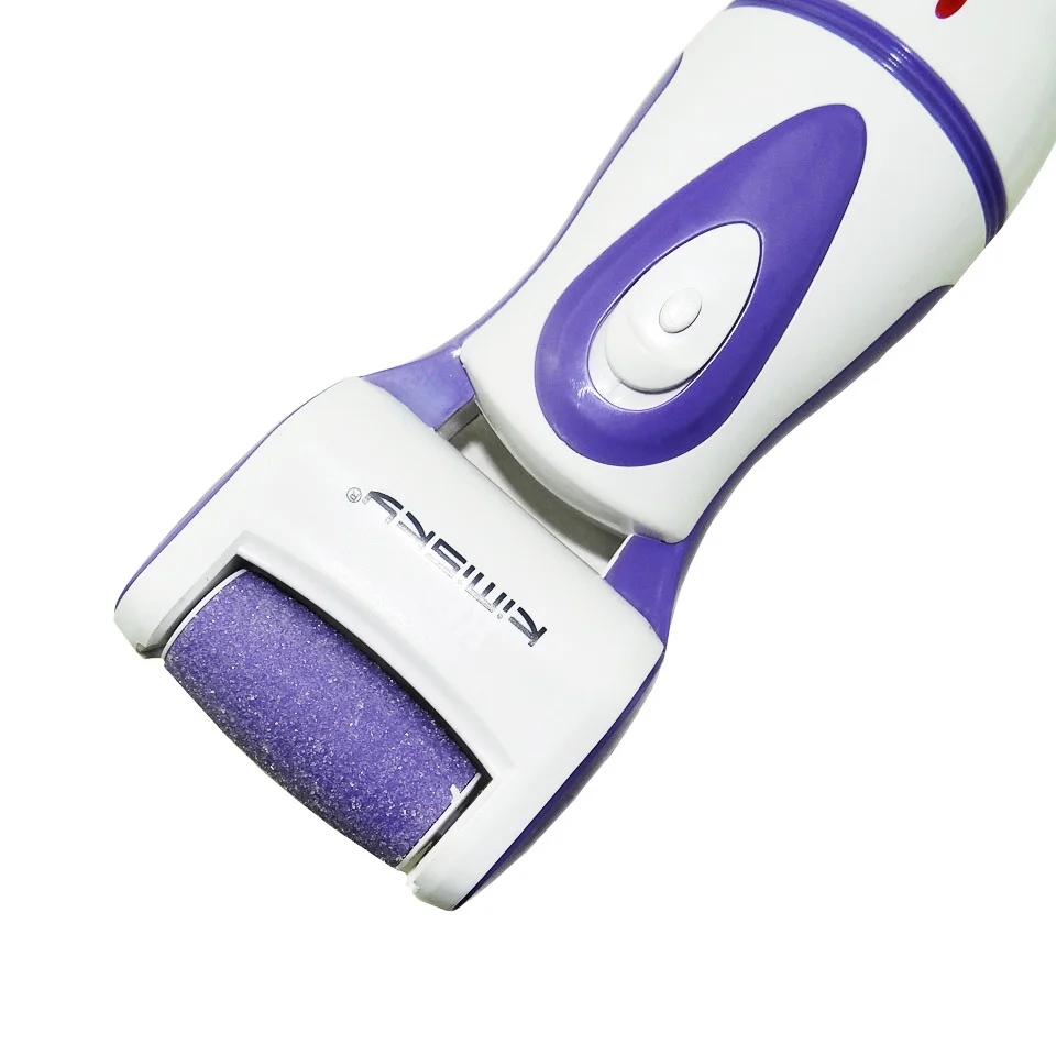 Cuidados com os Pés à Prova Arquivo de pé Removedor de Pele Rolos de Cabeça Kimisky Roxo Ferramenta Água Recarregável Elétrica Pedicure Calo Pés Morta 5ps d' 8 Instrumento cuidados c pés