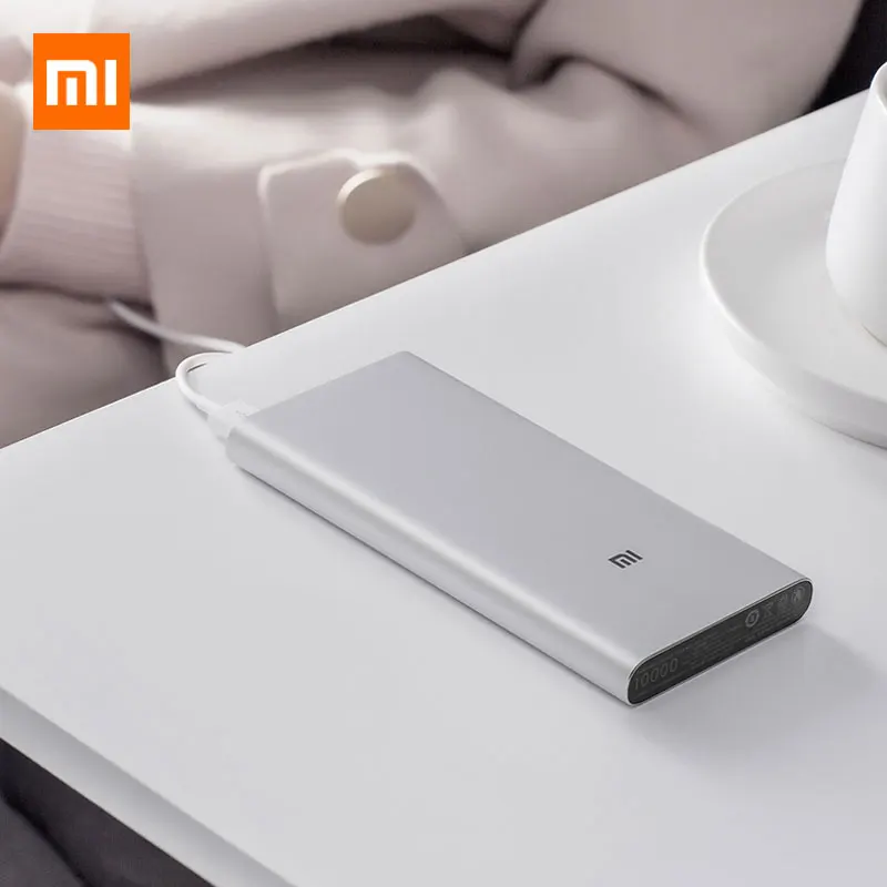 Xiaomi Power Bank 3 10000mAh Two way Quick Charge Type C QC 3.0 Fast Charging USB C Dual Input Dual Output Mi Powerbank