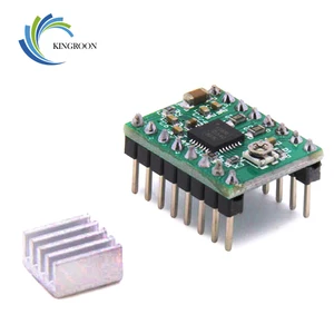 5 шт./лот шаговый Драйвер A4988 Драйвер шагового двигателя + радиатор с наклейкой Бесплатная доставка Прямая поставка - изображение