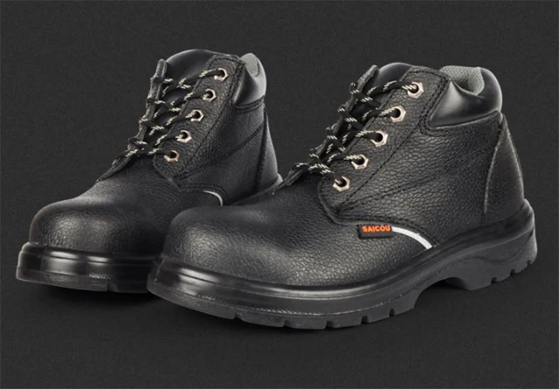 work boots nearby