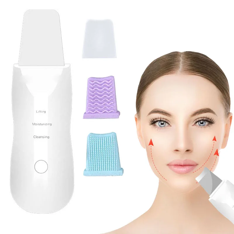 

NEW Ultrasonic Deep Face Cleaning Machine Skin Scrubber Remove Dirt Blackhead Reduce Wrinkles Facial Lifting Skin Rejuvenation