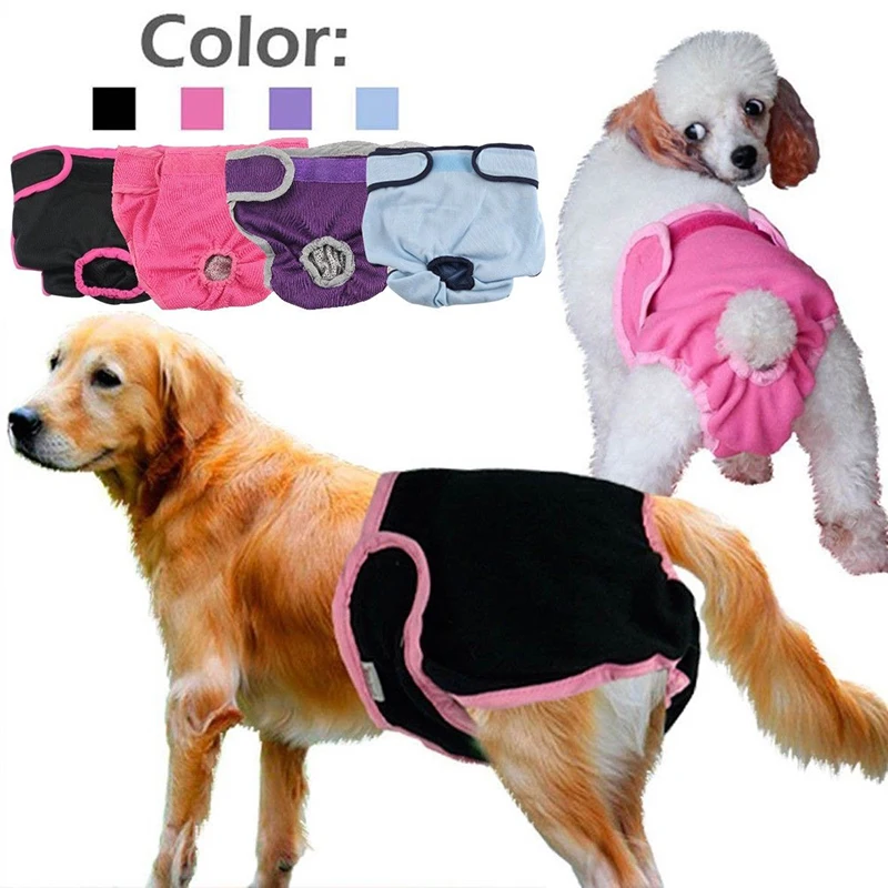 

Shorts for large dog Female sanitary big Pet dog physiological pants panties Hygienic Pet trousers dogs Underwear briefs Diaper