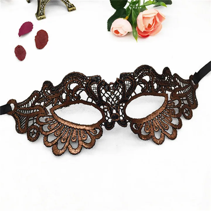 5 Lace Mask For Women Party Decorations Adult Multicolor Sexy Half Face Masks  Masquerade Halloween Mask Party Supplies