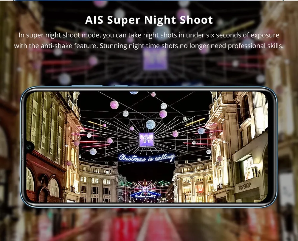 Discount Original Honor 10 lite Mobile Phone 6.21" 6GB  64GB Kirin 710 Octa Core 24MP+13MP Camera 3400mAh Android 9 4G LTE cell phones 16