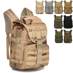 Открытый 40L Оксфорд военные камуфляж рюкзак мужской военно-тактические сумки Для мужчин спортивные Водонепроницаемый Молл Сумка