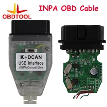 ObdTool for BMW INPA K+CAN with FTDI FT232 Chip OBD2 Diagnostic Tool Cable Support K-Line Protocol
