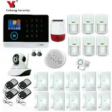 Yobang Security IOS Android APP Control Wireless Home Security 3G Alarm System Intercom Remote Control Siren Sensor Kit