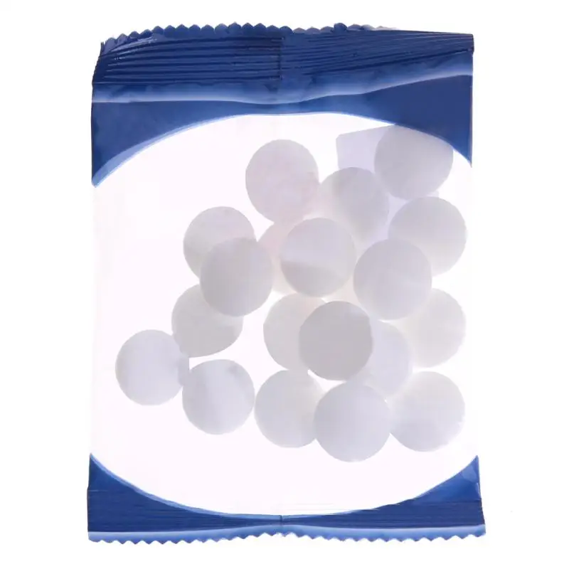 1 упаковка натуральная камфора мяч Camphor белый Mothballs шарики от моли насекомых