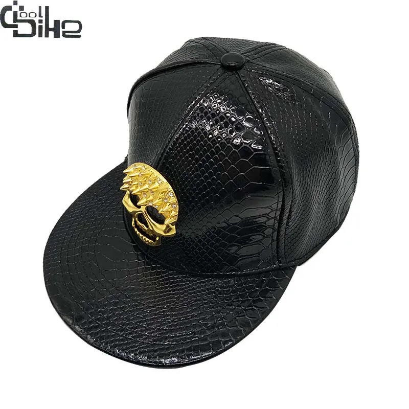 New Skull Head Snapback Baseball Hat For Men Women  Hip Hop Flat Caps Skateboard Cap Outerdoor Hats Ajustable chapeu masculino