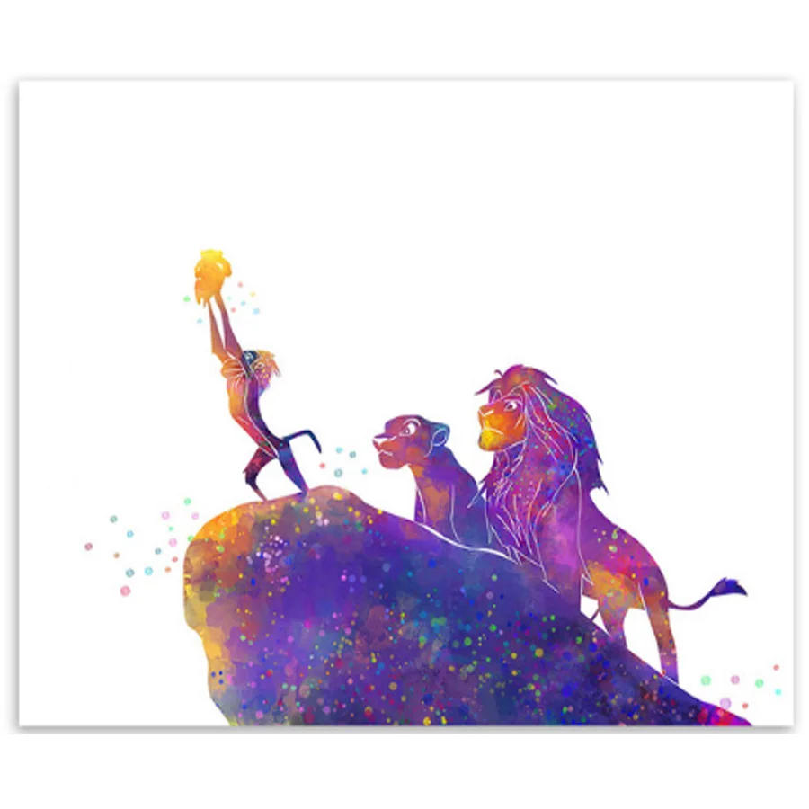 

5D diy diamond painting Animals Lion King, square drill,full diamond embroidery Cartoon movie,mosaic needlework home decoration