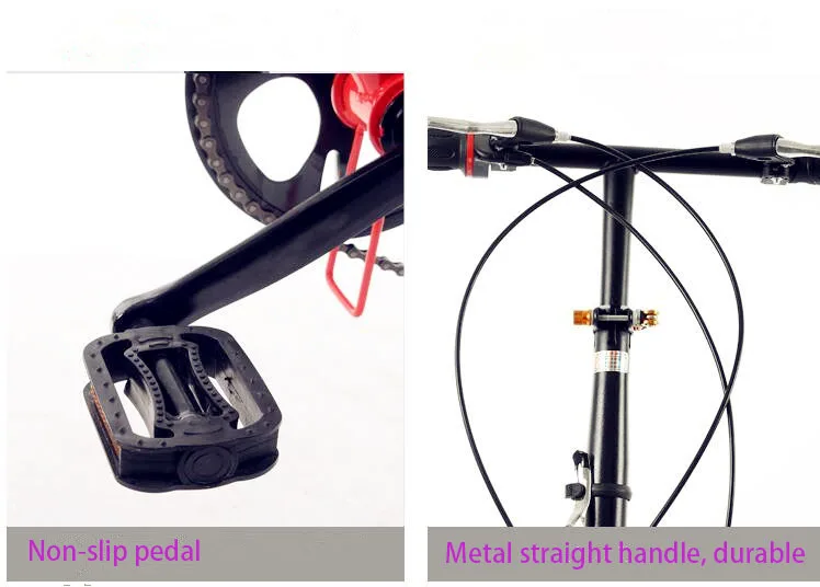Top 2019 newest!!! 16 inch High carbon steel folding frame bike Ultra-light, mini, variable speed, shock absorption bicycle 10