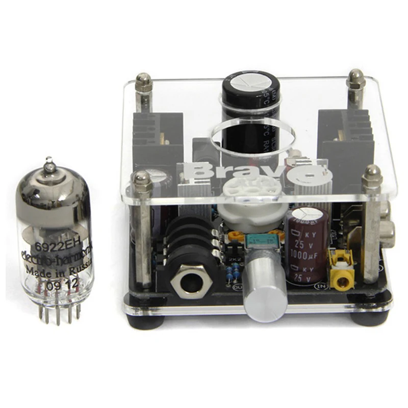 Bravo Audio V1 клапан класс A EH6922 ламповый усилитель для наушников|class a headphone amplifier|headphone