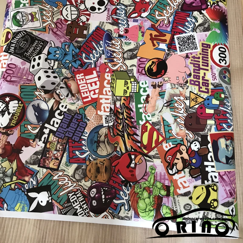 JMD Sticker Bomb Vinyl Film Wrap-24