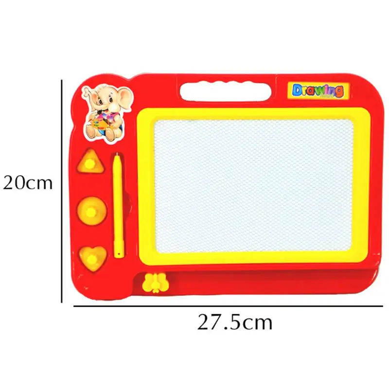 Дети черный, белый цвет магнитная написание живопись Рисование граффити доска игрушка Дошкольный инструмент, красный