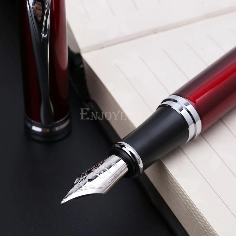 Jinhao X750 Роскошные Для мужчин фонтан ручка Бизнес студент 0,5mm дополнительный тонкий наконечник каллиграфия офис питания пишущего