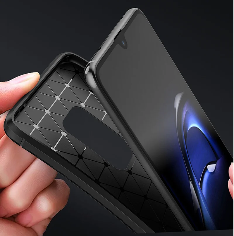Матовый чехол для телефона Huawei Mate 20 Mate20 облегающий из углеродного волокна