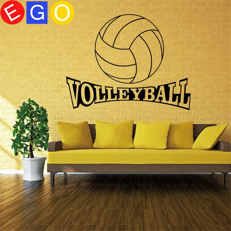 New Diy Creative Sports Volleyball Fashine Removable Decorative
