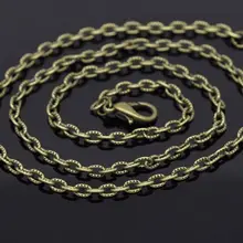 DoreenBeads Античная бронзовая застежка-карабин с рельефным рисунком цепь ожерелья 4,5x3 мм, 2" мешками по 12 шт