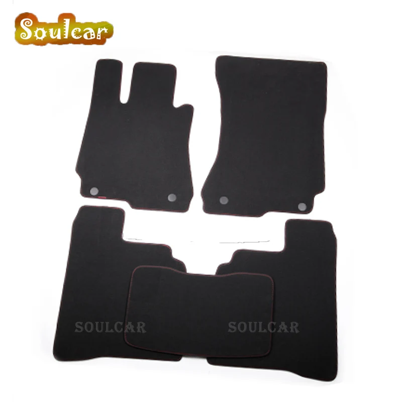 Premium Fabric Nylon Suede Washable Car floor mats for Mercedes Benz S